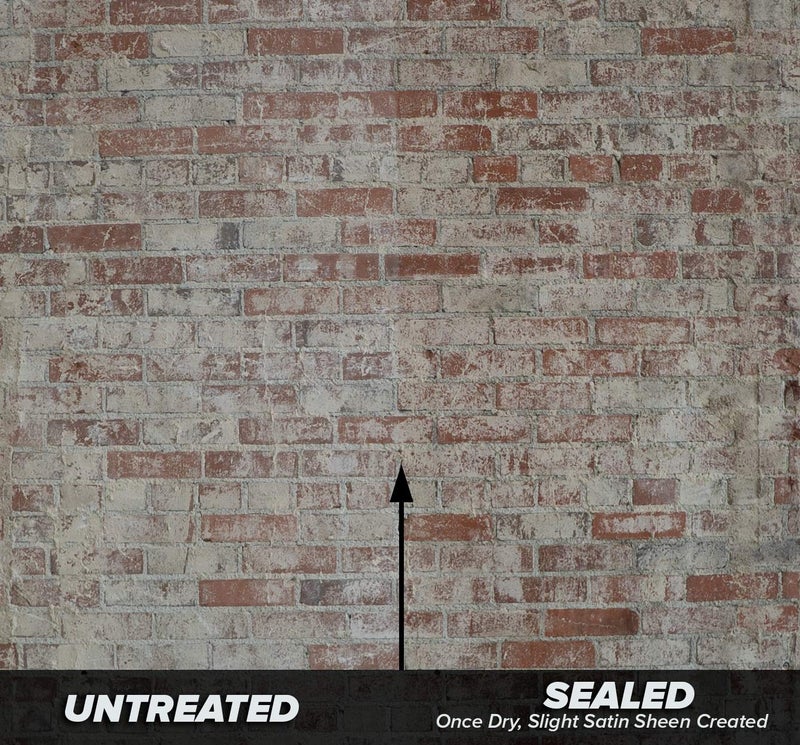 MasonryDefender Interior/Exterior Brick Sealer, 1 Gal - Clear, Satin, Acrylic Sealer for Vertical Walls - Masonry Sealer for Reducing Brick Dust & Making Interior Brick Walls Easy to Clean - Image 4